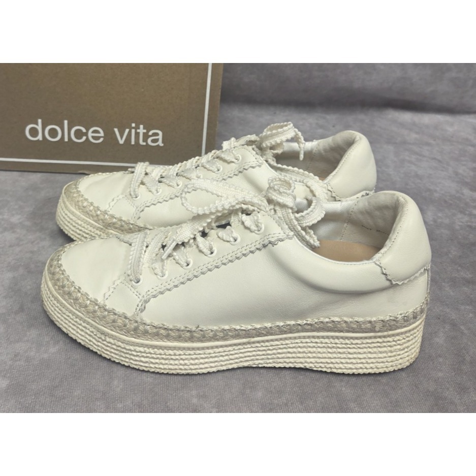 Dolce Vita Lennex Womens Size 7 White Shelf Pull/Tried On